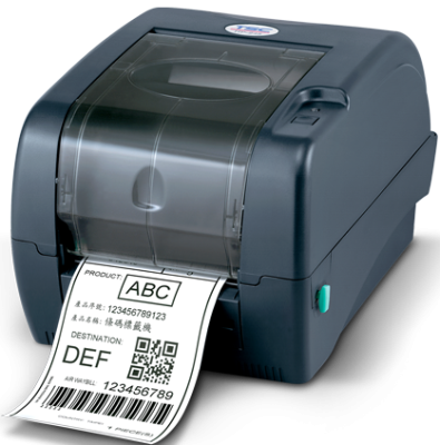 Принтер этикеток TSC TTP-345 PSU + Внешний держатель рулона этикеток для принтера TTP-345 (с держателем этикеток с 3" втулкой)						